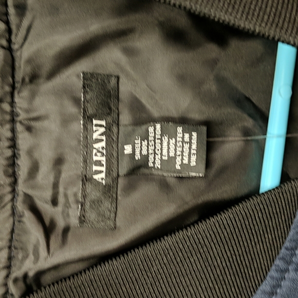 NWT Alfani bomber jacket dark blue men's size medium - Picture 6 of 6